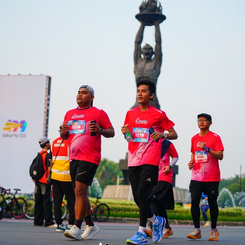 Race photo from SMARTFREN RUN 2026
