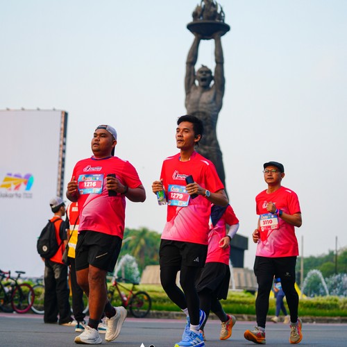 Race photo from SMARTFREN RUN 2026