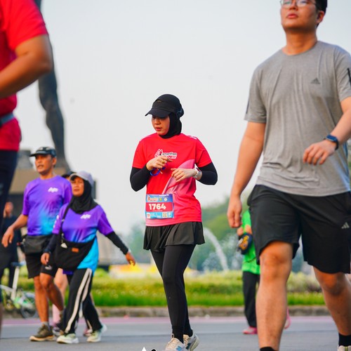 Race photo from SMARTFREN RUN 2026