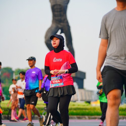 Race photo from SMARTFREN RUN 2026