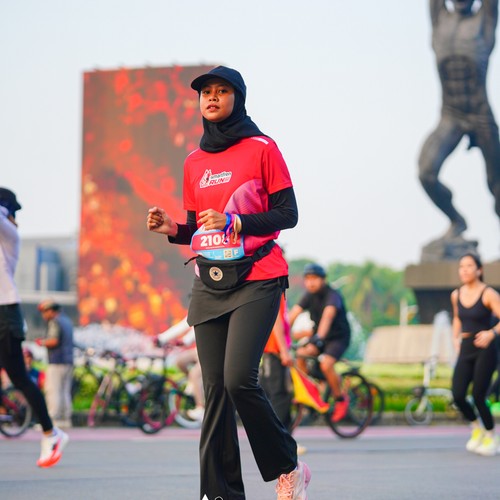 Race photo from SMARTFREN RUN 2026