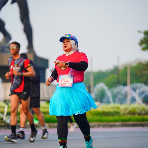 Race photo from SMARTFREN RUN 2026