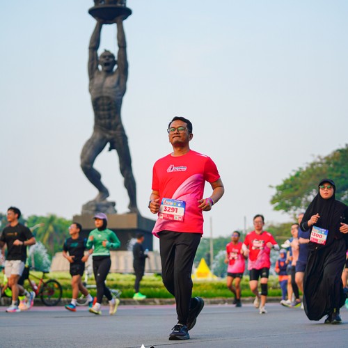 Race photo from SMARTFREN RUN 2026