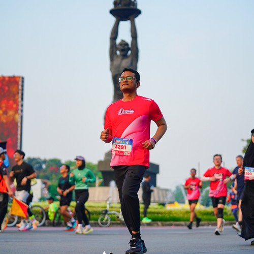 Race photo from SMARTFREN RUN 2026