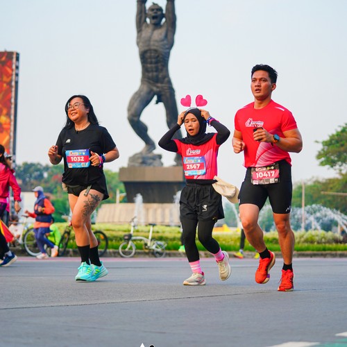 Race photo from SMARTFREN RUN 2026