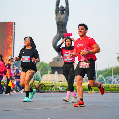 Race photo from SMARTFREN RUN 2026