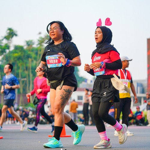 Race photo from SMARTFREN RUN 2026