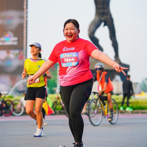 Race photo from SMARTFREN RUN 2026