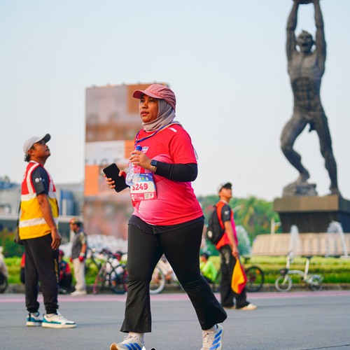Race photo from SMARTFREN RUN 2026