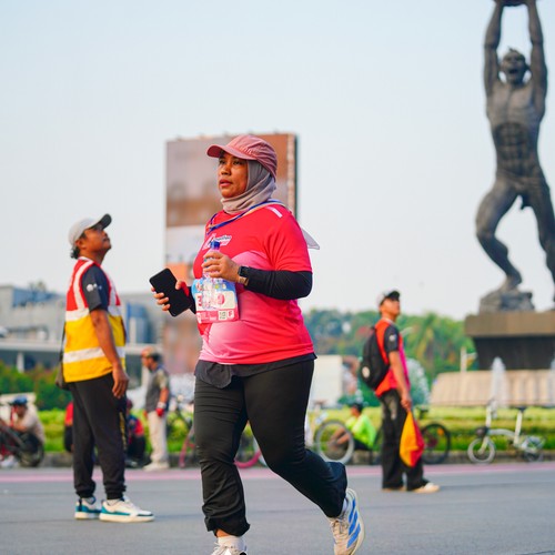 Race photo from SMARTFREN RUN 2026