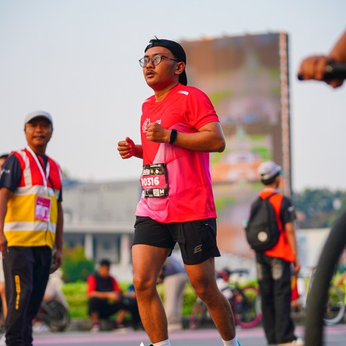 Race photo from SMARTFREN RUN 2026