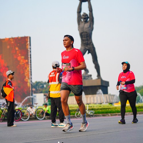 Race photo from SMARTFREN RUN 2026