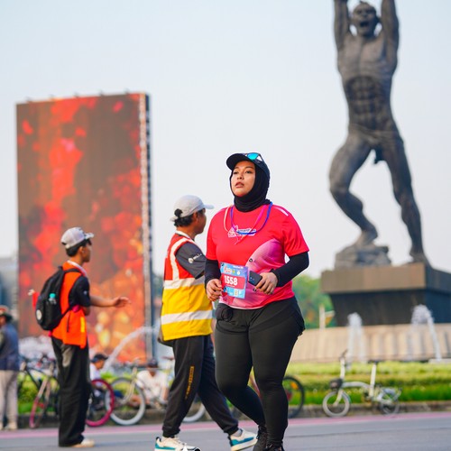 Race photo from SMARTFREN RUN 2026