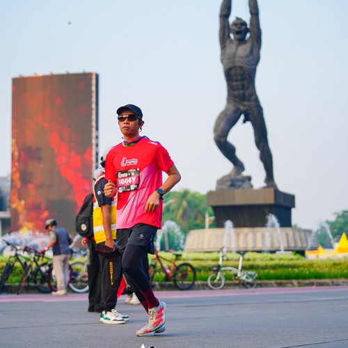 Race photo from SMARTFREN RUN 2026
