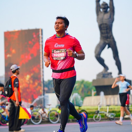 Race photo from SMARTFREN RUN 2026
