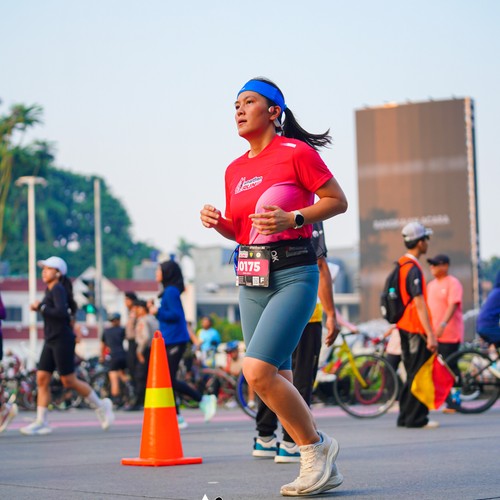 Race photo from SMARTFREN RUN 2026