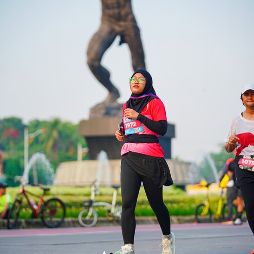 Race photo from SMARTFREN RUN 2026