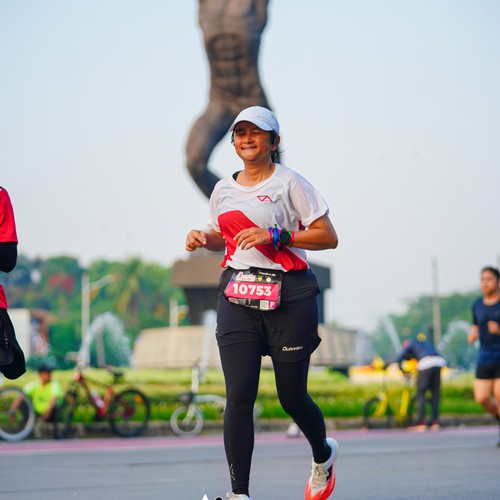 Race photo from SMARTFREN RUN 2026