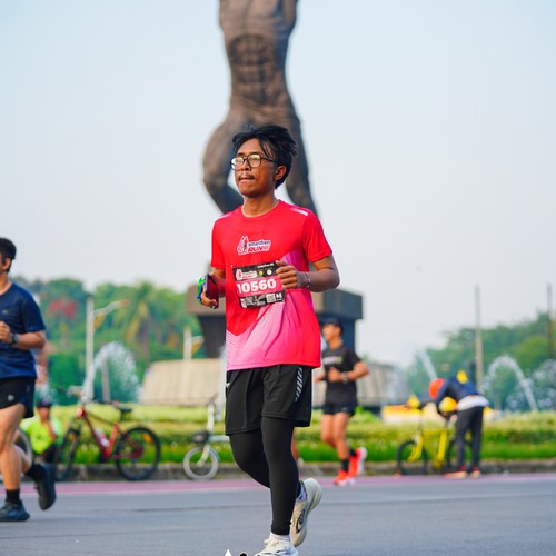 Race photo from SMARTFREN RUN 2026