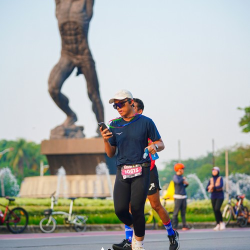 Race photo from SMARTFREN RUN 2026
