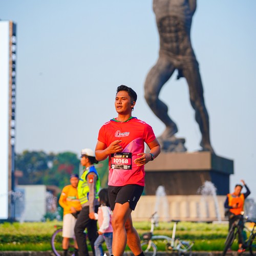 Race photo from SMARTFREN RUN 2026