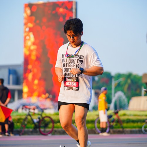 Race photo from SMARTFREN RUN 2026