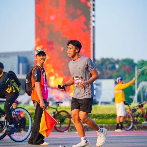 Race photo from SMARTFREN RUN 2026