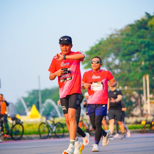 Race photo from SMARTFREN RUN 2026