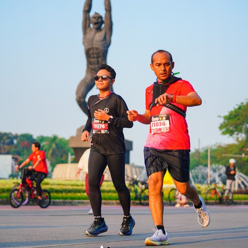 Race photo from SMARTFREN RUN 2026