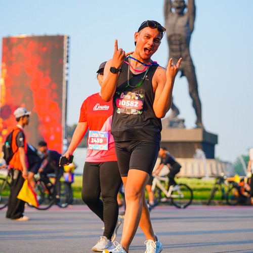 Race photo from SMARTFREN RUN 2026
