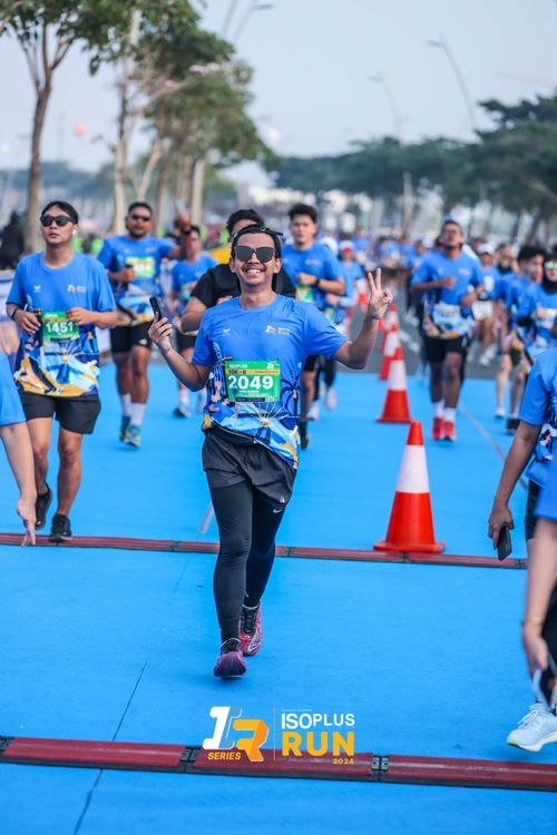 Race photo from ISOPlus Run 2024 Jakarta