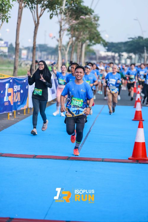 Race photo from ISOPlus Run 2024 Jakarta