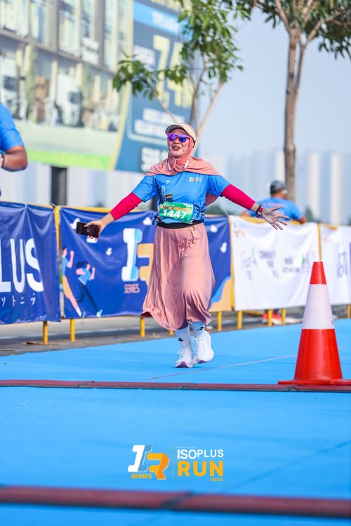 Race photo from ISOPlus Run 2024 Jakarta