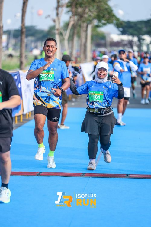 Race photo from ISOPlus Run 2024 Jakarta