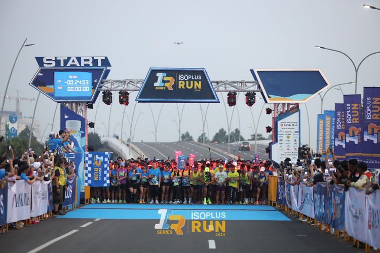 Race photo from ISOPlus Run 2024 Jakarta
