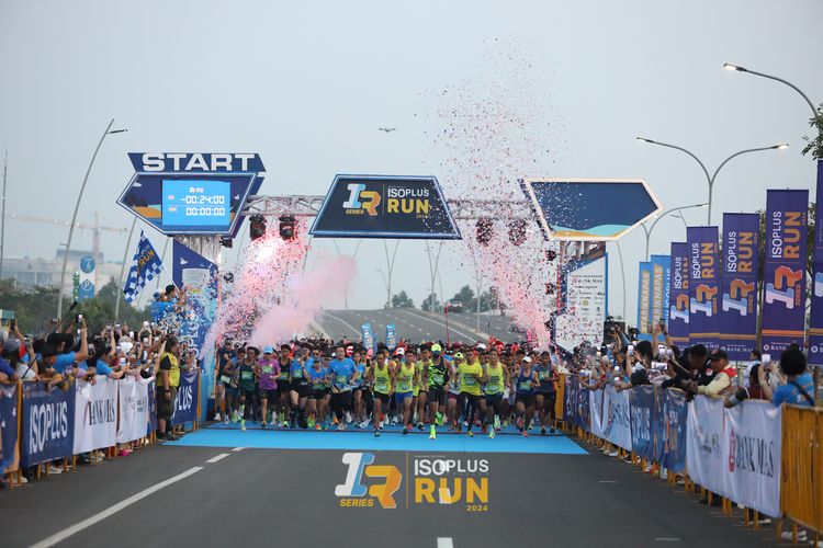 Race photo from ISOPlus Run 2024 Jakarta