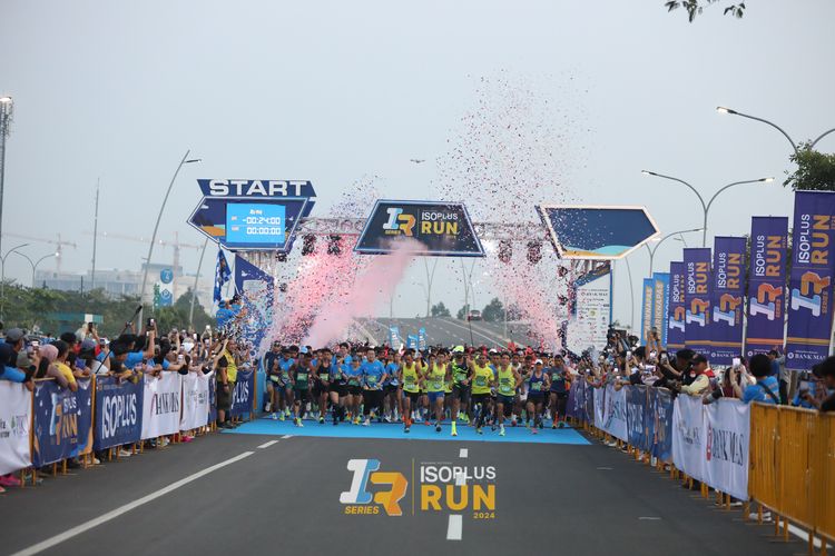 Race photo from ISOPlus Run 2024 Jakarta