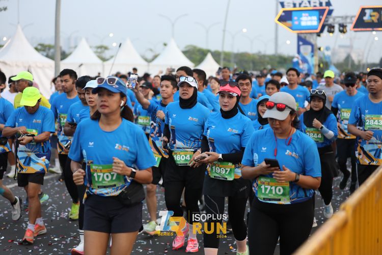 Race photo from ISOPlus Run 2024 Jakarta