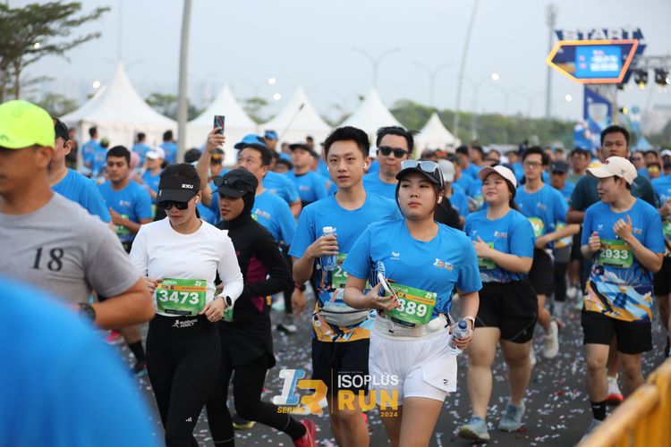 Race photo from ISOPlus Run 2024 Jakarta