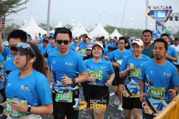 Race photo from ISOPlus Run 2024 Jakarta