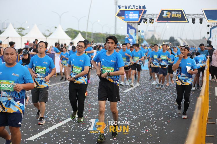 Race photo from ISOPlus Run 2024 Jakarta