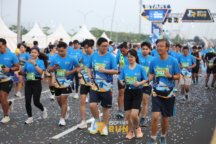 Race photo from ISOPlus Run 2024 Jakarta