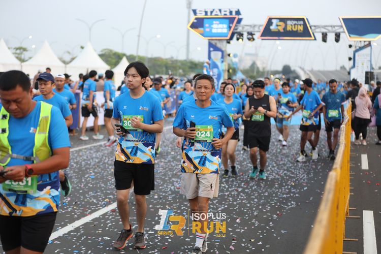 Race photo from ISOPlus Run 2024 Jakarta