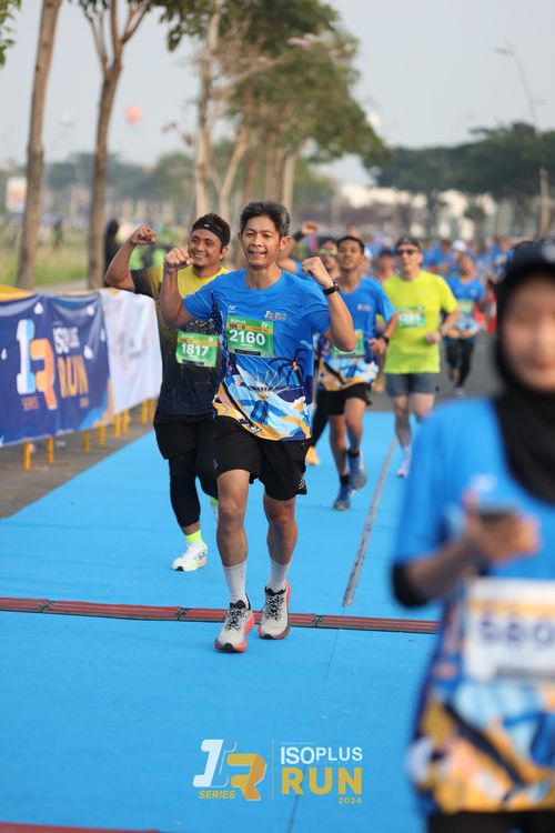 Race photo from ISOPlus Run 2024 Jakarta