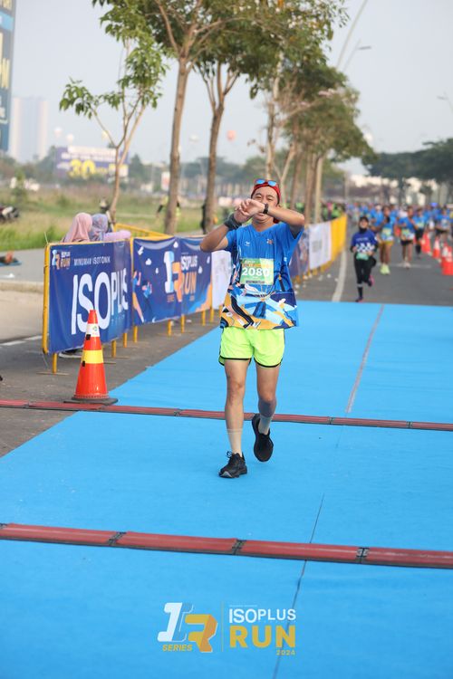 Race photo from ISOPlus Run 2024 Jakarta