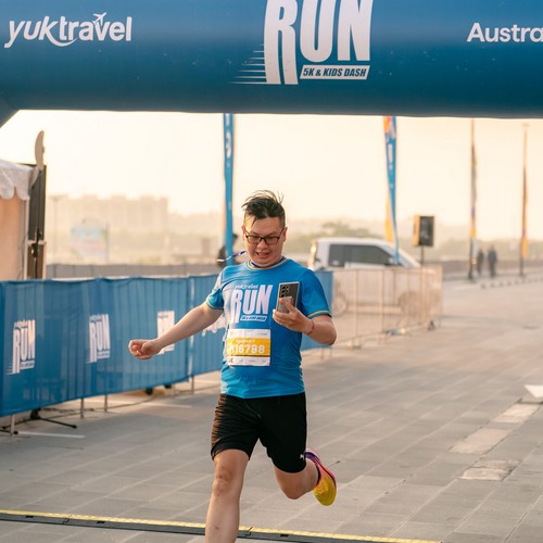 Race photo from YUK TRAVEL RUN