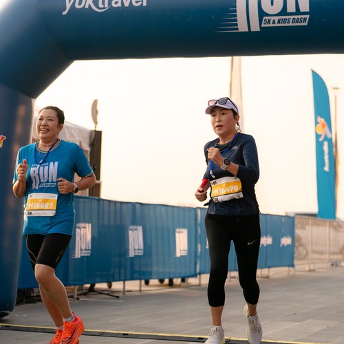 Race photo from YUK TRAVEL RUN