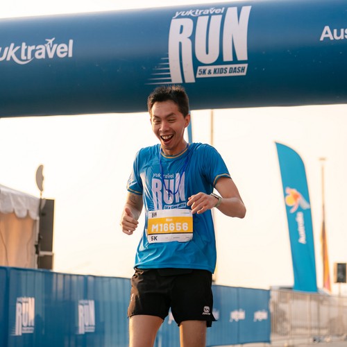 Race photo from YUK TRAVEL RUN