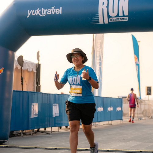 Race photo from YUK TRAVEL RUN