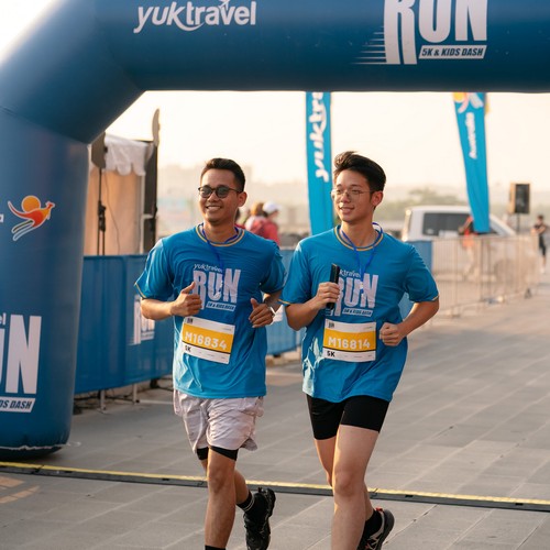 Race photo from YUK TRAVEL RUN